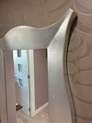 Espejo Plata Decorativo Recibidor