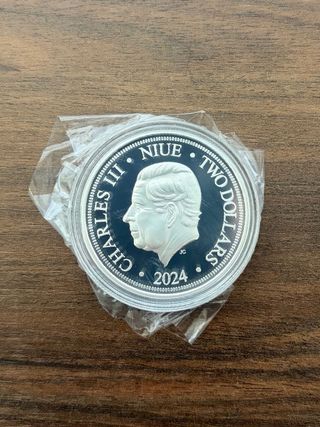 Moneda Plata Iron Man 1 oz Marvel