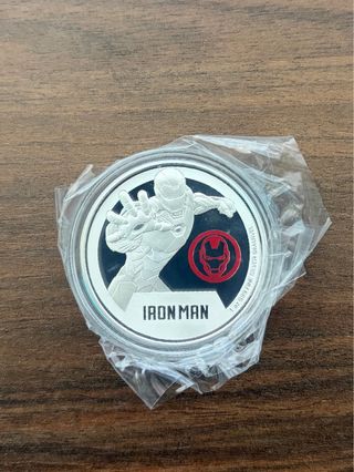 Moneda Plata Iron Man 1 oz Marvel