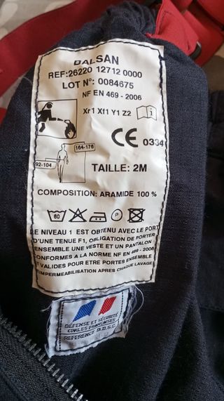 Cubrepantalon Bomberos Intervención pantalon