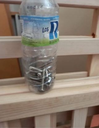 Cuna de bebé madera clara