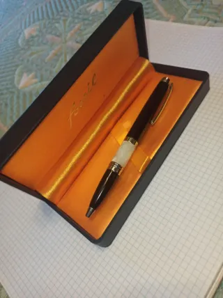 Bolígrafo Fossil Negro y Blanco