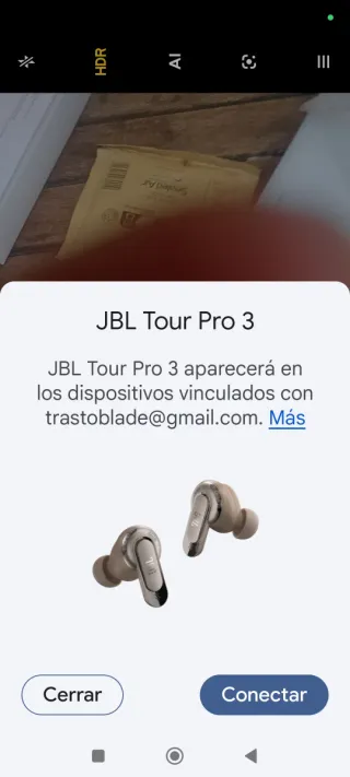Auriculares JBL Tour Pro 3 True Wireless Beige/Pla