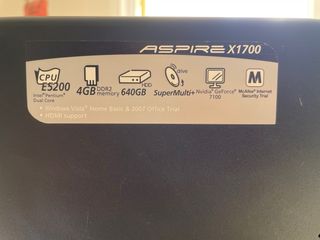 Torre PC Acer Nera e Argento