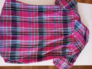 Camisa fucsia con cuadros