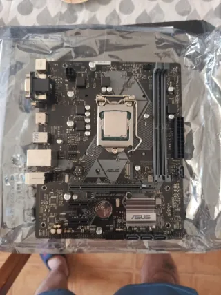 Placa Base ASUS H310M-AT R2.0 + Intel i3-9100