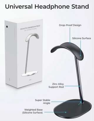 Soporte Auriculares Benks Negro