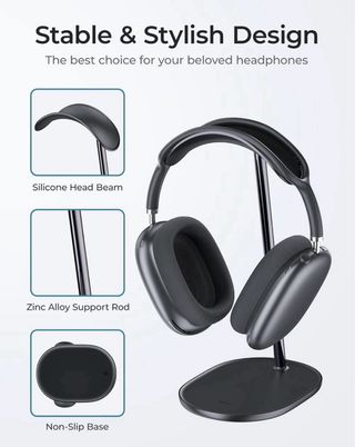Soporte Auriculares Benks Negro