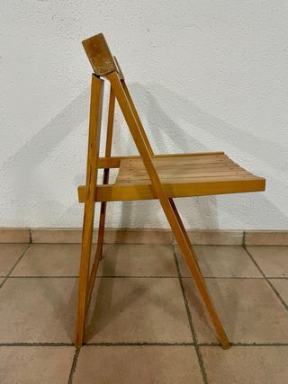 Silla plegable madera estilo Trieste - A Restaurar