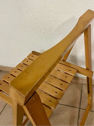 Silla plegable madera estilo Trieste - A Restaurar