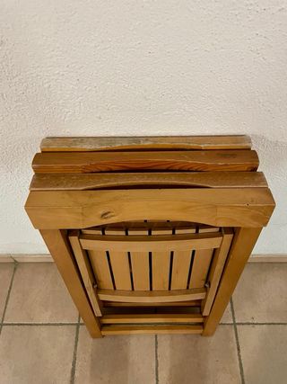 Silla plegable madera estilo Trieste - A Restaurar