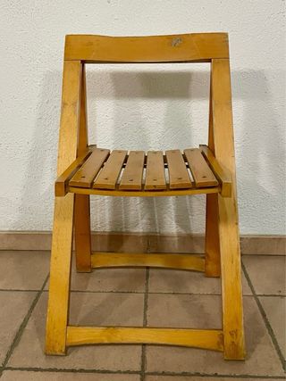 Silla plegable madera estilo Trieste - A Restaurar