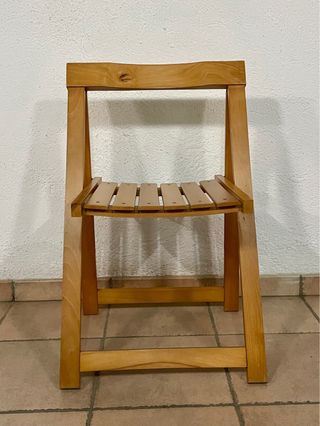 Silla plegable madera estilo Trieste - A Restaurar