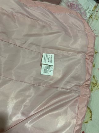 Giubbino donna rosa con pelliccia