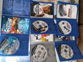 Lote 4 Videogiochi PS2: Rugby, Golf, F1, Eroi