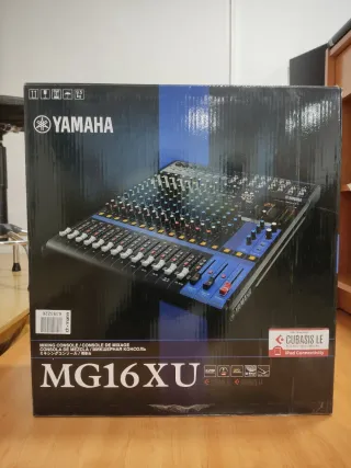 Mesa Yamaha MG16XU - Impecable (Caja y Accesorios)