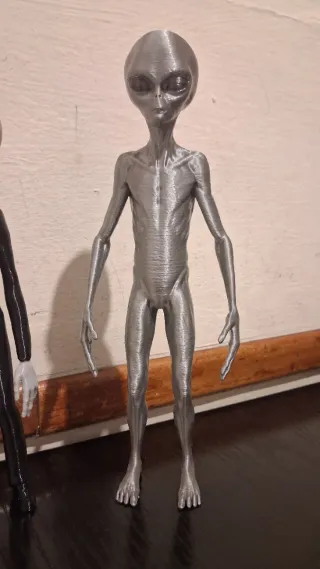Pareja Figuras Alienígena Gris