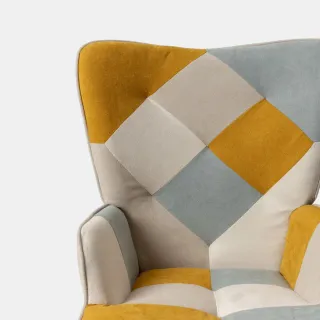 Poltrona scandinava patchwork