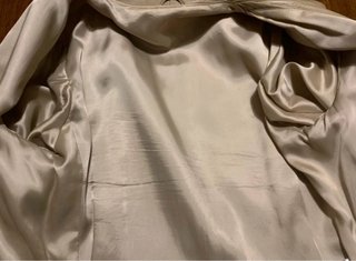 Giacca uomo pelle vintage beige tg. 48