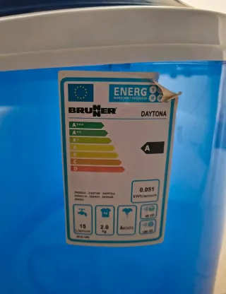 Lavatrice portatile a carica dall'alto