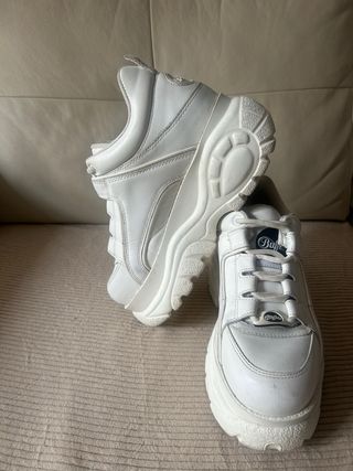 Buffalo London Zapatillas Blancas Plataforma