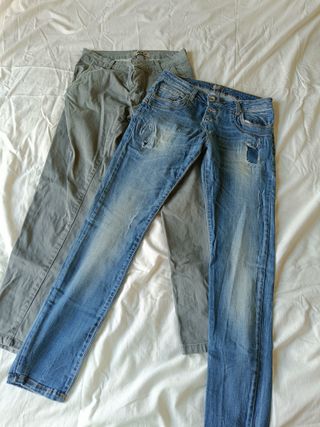 Lotto 6 jeans bermuda uomo taglia XS/S 42 cargo
