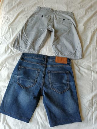 Lotto 6 jeans bermuda uomo taglia XS/S 42 cargo