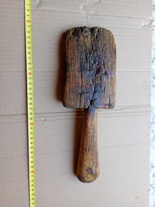 Mazo de madera para lavar ropa