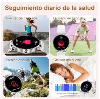 Reloj Inteligente 1.19 AMOLED (3 correas)