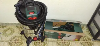 Lijadora jirafa Parkside con aspiradora