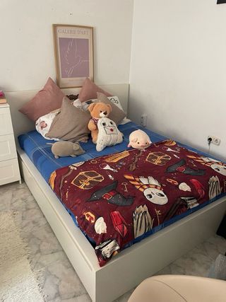 Estructura cama 180x200cm con 4 cajones