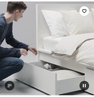 Estructura cama 180x200cm con 4 cajones