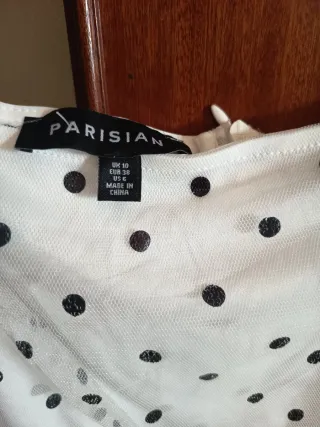 Vestido corto de lunares