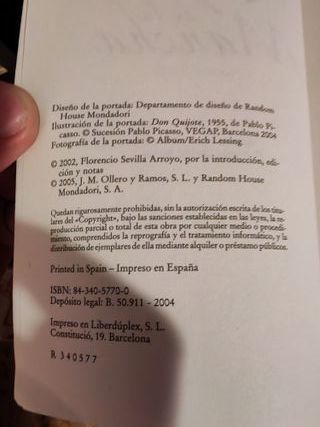 Cervantes El Quijote Libros 2 Vol. 2004