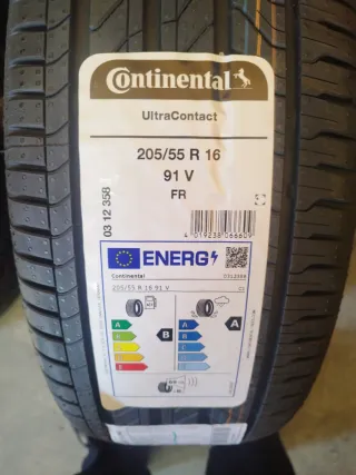Neumático Continental UltraContact 205/55 R16 91V