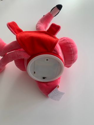 Flamenco que repite voz y se mueve - Peluche Rosa