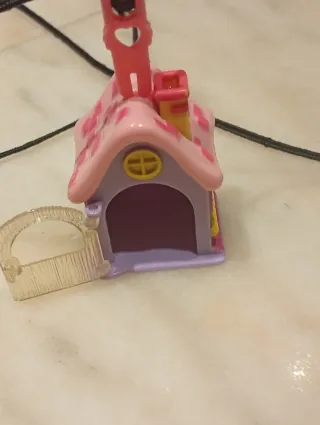 Casita Colgante Polly Pocket Rosa e Viola Anni '80