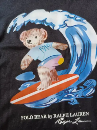 Camiseta Polo Ralph Lauren XXL Oso Ola