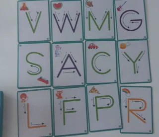 Juego Play Foam Set Alfabeto Shape Learn