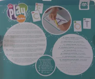 Juego Play Foam Set Alfabeto Shape Learn