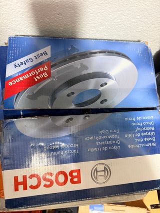Juego 2 Discos Freno Delanteros Bosch (266mm)