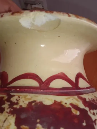 antiguo jarrón florero