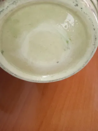 antiguo jarrón florero