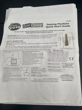Máquina de coser infantil Sew Crazy