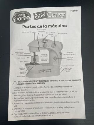 Máquina de coser infantil Sew Crazy