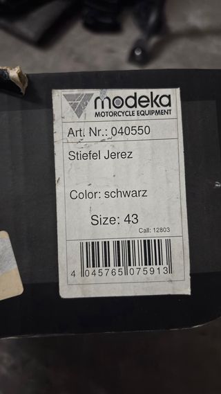 Botas de Moto Modeka Jerez Negras