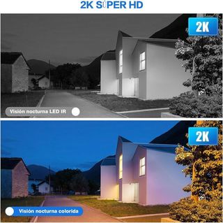 Cámara de Seguridad Solar WiFi 2K NUEVA