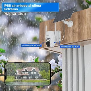 Cámara de Seguridad Solar WiFi 2K NUEVA