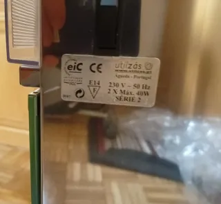 Armario Vintage Baño de Cristal y Metal