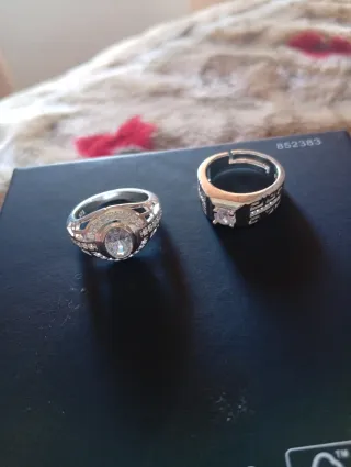 Pack 2 Anillos de plata 925 de Hombre